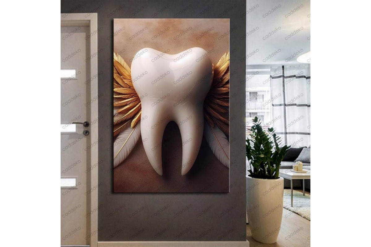 Ağız ve Diş Polikliniği, Dişçi Tabloları Dekoratif Diş, Dekoratif Dişçi, Dişçi Dekorasyonu dsc422